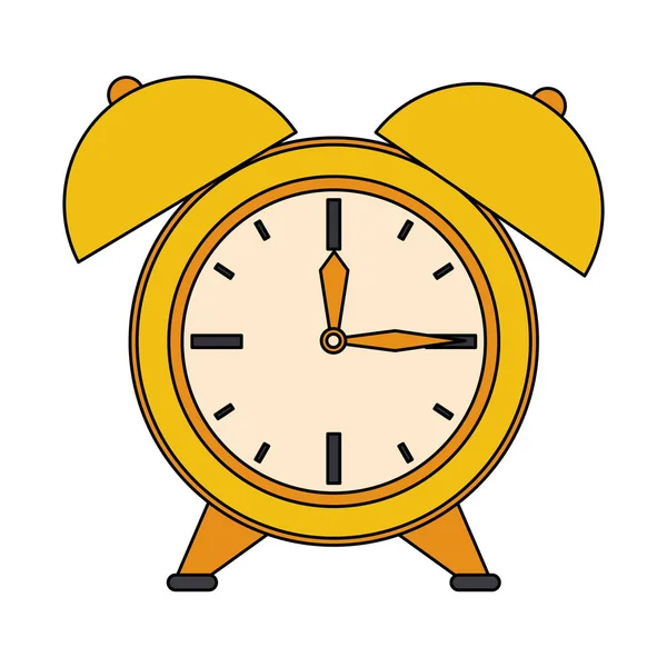 Reloj tiempo reloj alarma dibujos animados — Archivo Imágenes Vectoriales