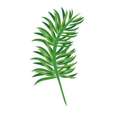 Doğa çizgi filminin izole sembolünü bırakır