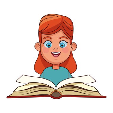 Küçük çocuklar kitap okuyor.