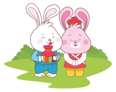 Tavşanorta sonbahar festivali karikatürler kutluyor