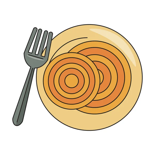Restaurant food and cuisine cartoons — Stock Vector
