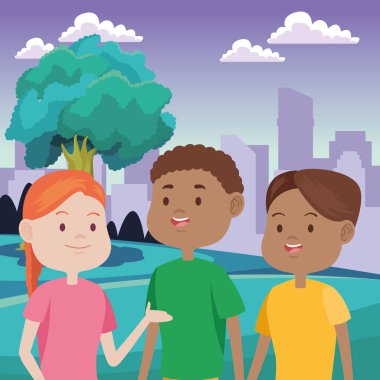 Sahadaki genç karakterler