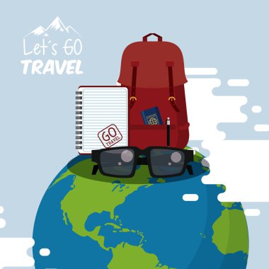 seyahat ve turizm simgesi