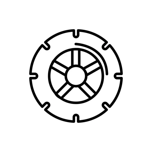 轮式汽车设备运输线型设计 — 图库矢量图片