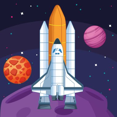 Ay ve gezegenlerdeki uzay araçları galaksi uzay keşifleri