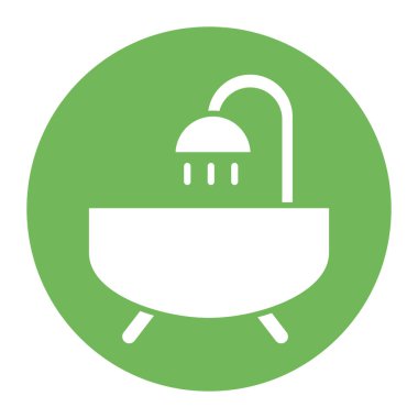 Küvet banyosu banyo ikonu