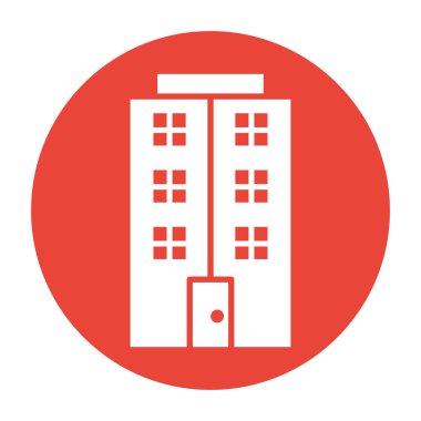 ön cephe oluşturma simgesi izole edildi