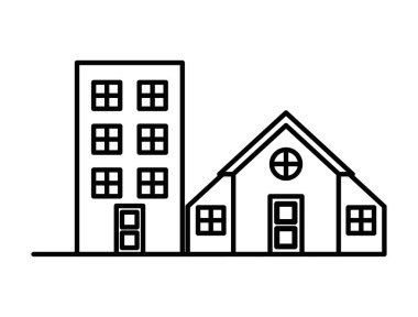 ev ve bina ön cepheleri