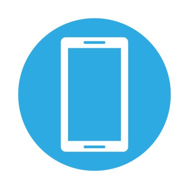 akıllı telefon aygıtı teknolojisi izole edilmiş simge