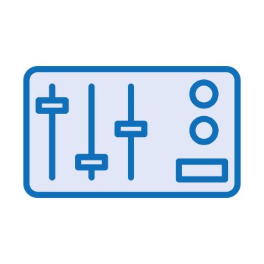 denetim paneli izole edilmiş ses simgesi