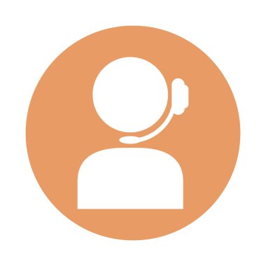 Çağrı Merkezi ajanının silueti