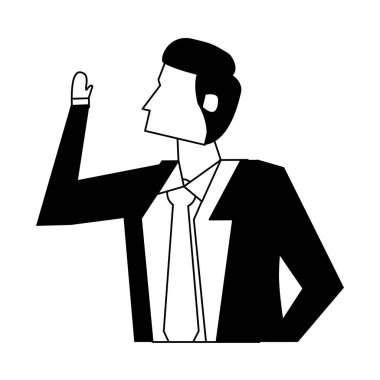 Zarif iş adamı Avatar karakteri