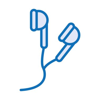 kulaklıklar ses aygıtı izole edilmiş simgesi