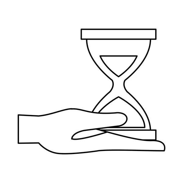 Піктограма таймера ручного підйому годинника — стоковий вектор
