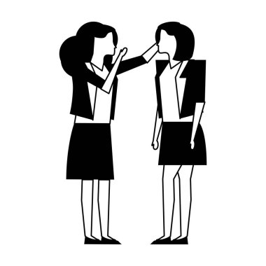 zarif iş kadını işçi avatarları karakterler