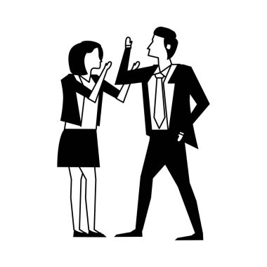 zarif iş kadını işçi avatarları karakterler