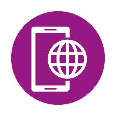 tarayıcı küresi olan akıllı telefon aygıtı