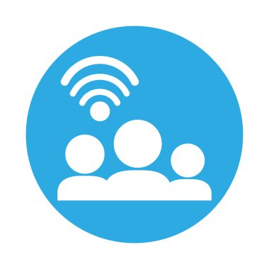 kablosuz bağlantı sinyaline sahip kullanıcı grubu