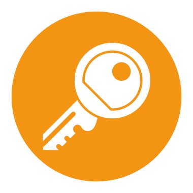 Anahtar ev kapısı simgesi izole edildi