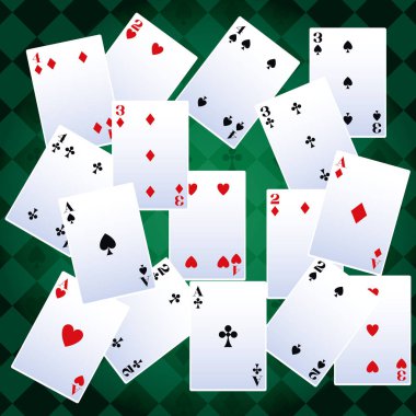 Poker kartları kumar kumarhanesi