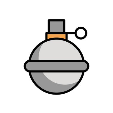 El bombası askeri gücü izole edilmiş simge