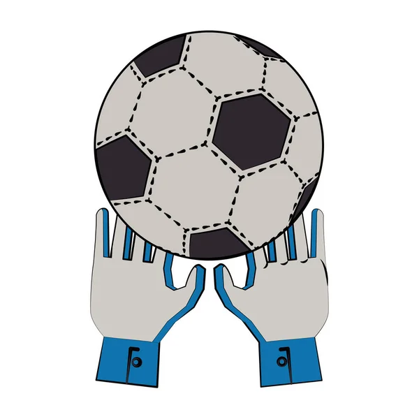 Fútbol fútbol deporte juego concepto — Vector de stock