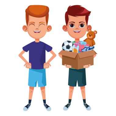 genç çocuklar avatar karton karakter