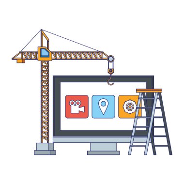 bakım destek teknolojisi web karikatür