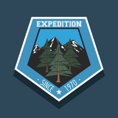 Kamp gezisi yaz yaması amblemi