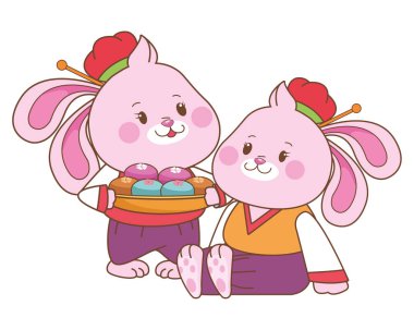 Tavşanorta sonbahar festivali karikatürler kutluyor