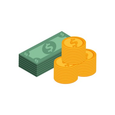 fatura ve para para dolar simgesi