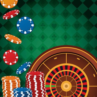 Rulet ve düşen madeni paralar kumar kumarhanelerinde birikti.