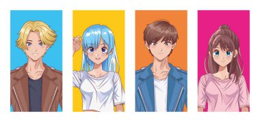 bundle of people hentai style characters