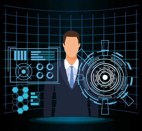 231,099 Technology man Vector Images | Depositphotos