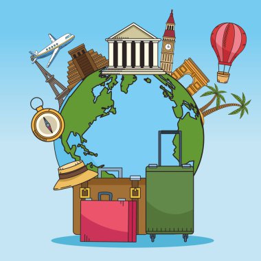 Gezegen ile dünyayı dolaşmak