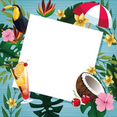 Merhaba, tahta arka plandaki yaz kartı.