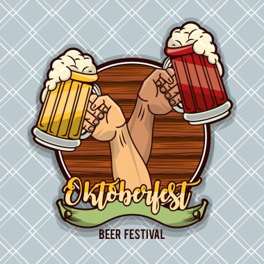 Oktoberfest Kutlaması, Bira Festivali poster tasarımı