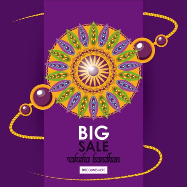 Raksha Bandhan büyük indirim posteri