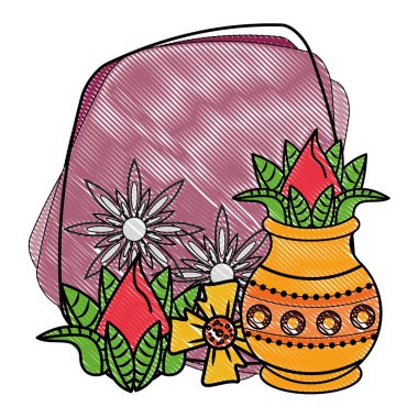 Ugadi hint amblemi karalama