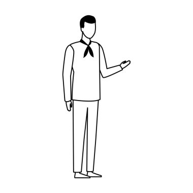 Avatar Şef Standing, Düz Tasarım