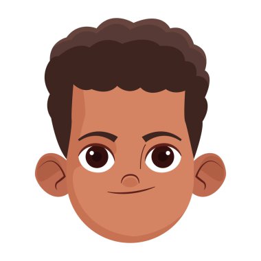 erkek yüzü simgesi, renkli tasarım