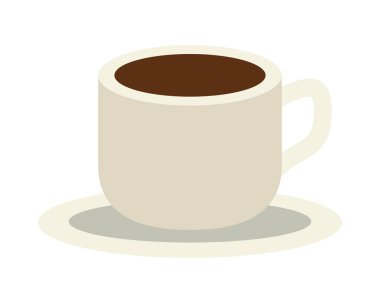 Seramik bardakta kahve.