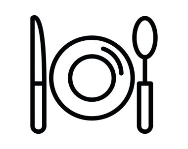 Bıçak ve kaşıkla yemek.