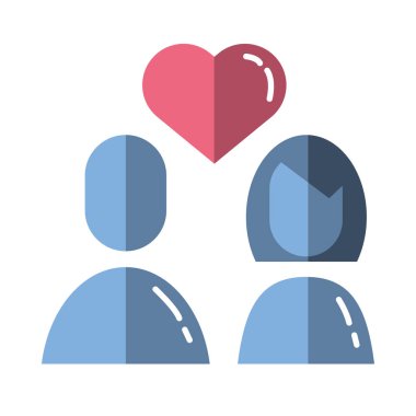 Sevgililer Günü 'nüz kutlu olsun. Kalpli sevgililer.