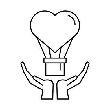 Sevgililer Günün kutlu olsun Balon gibi sıcak kalp