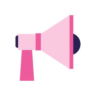 pembe megafon aygıtı simgesi
