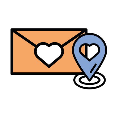 Mutlu sevgililer günü zarfları.