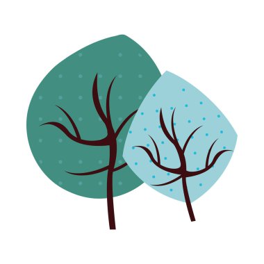 Sonbahar yaprakları bitkilerin doğa simgeleri