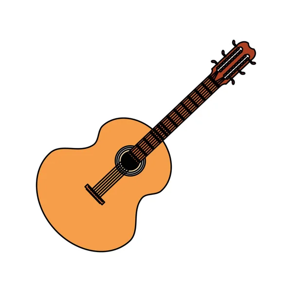 Ikon instrumen gitar - Stok Vektor