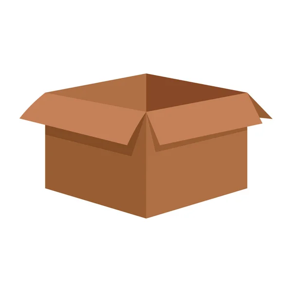 Box icon image, colorful design — Stock Vector